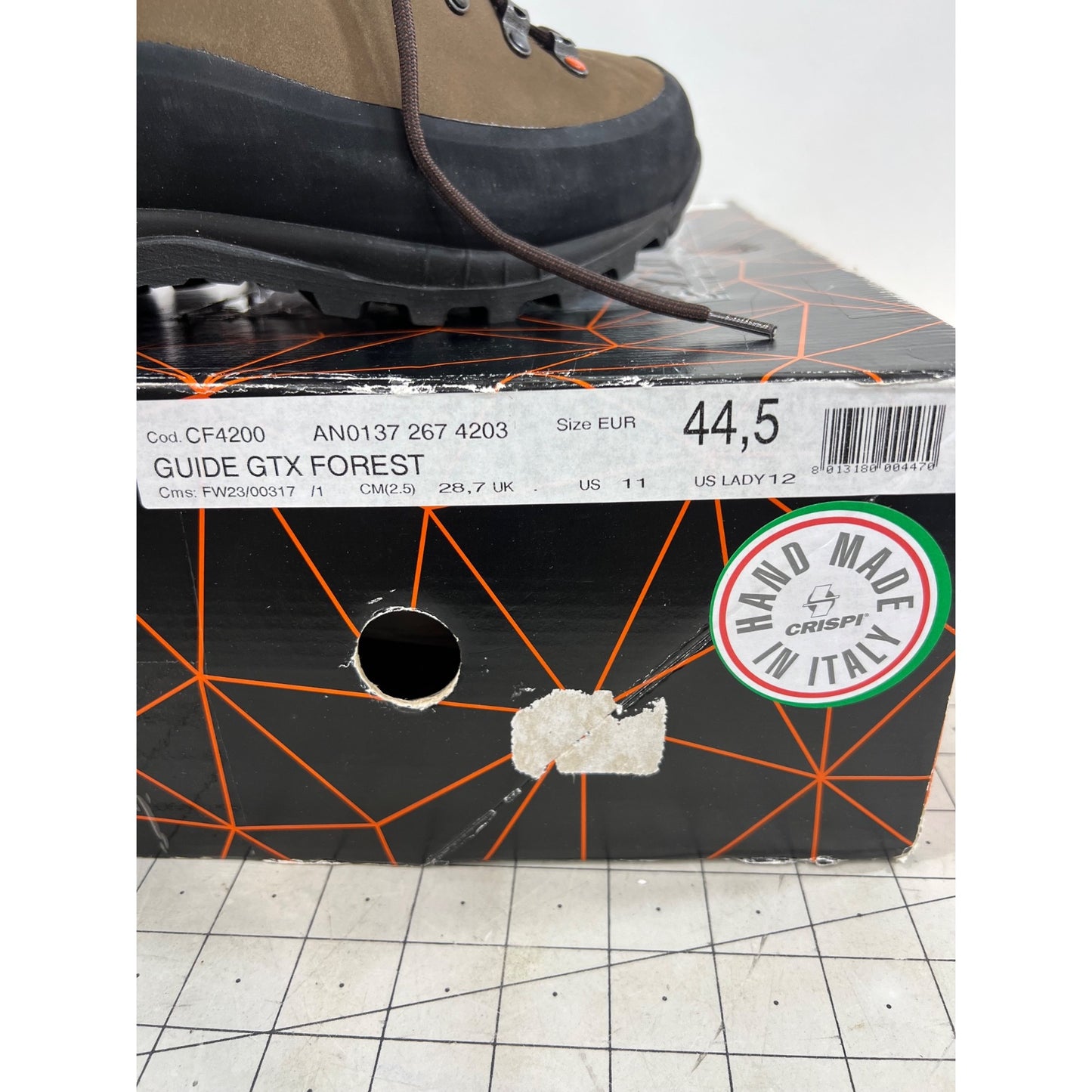 Crispi Men's Guide Insulated 200g GTX Waterproof Hunting Boots Brown Sz. 11