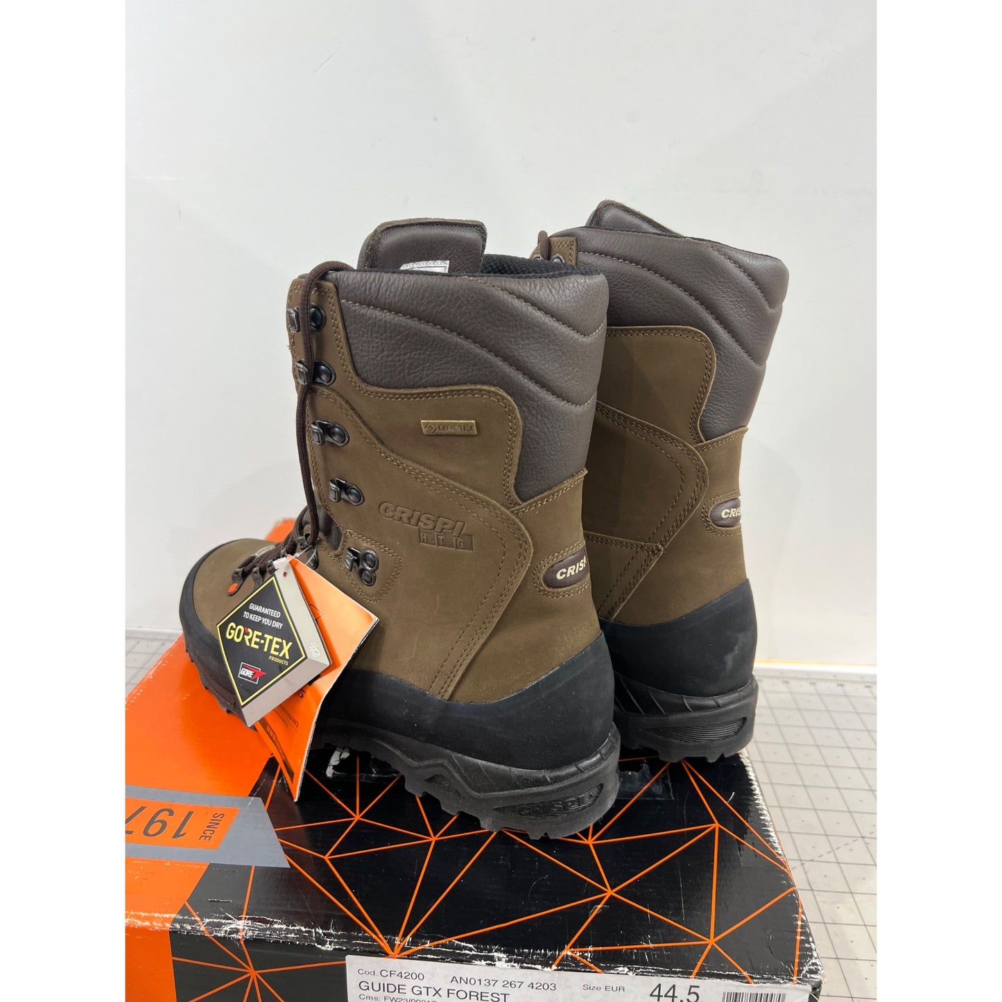 Crispi Men's Guide Insulated 200g GTX Waterproof Hunting Boots Brown Sz. 11