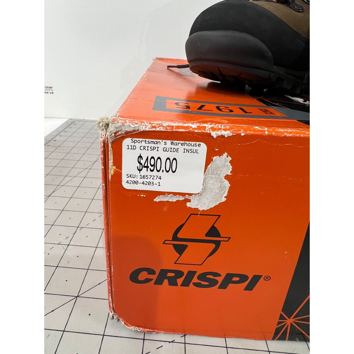 Crispi Men's Guide Insulated 200g GTX Waterproof Hunting Boots Brown Sz. 11