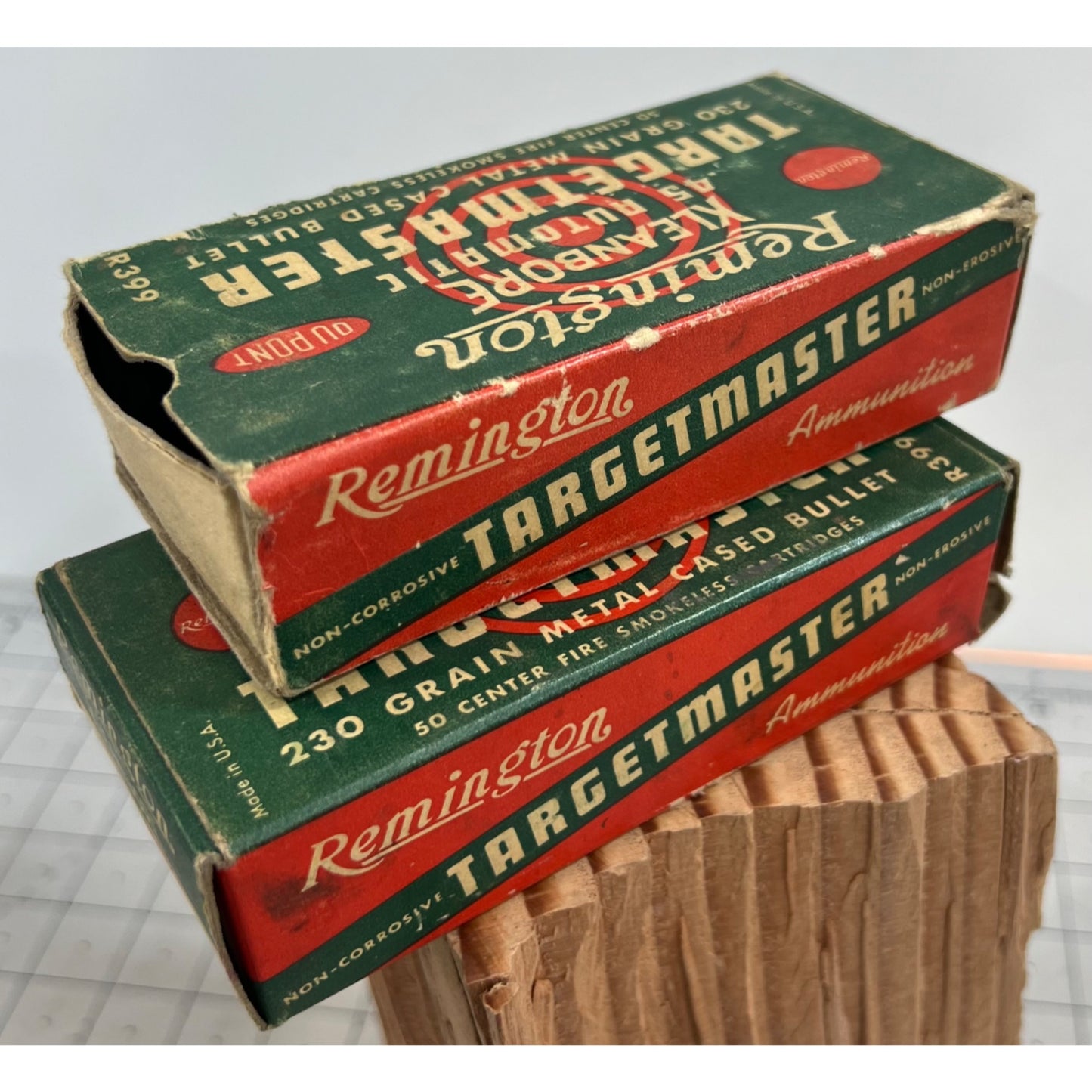 Vintage Remington Kleanbore .45 Automatic Targetmaster Ammunition Boxes ONLY