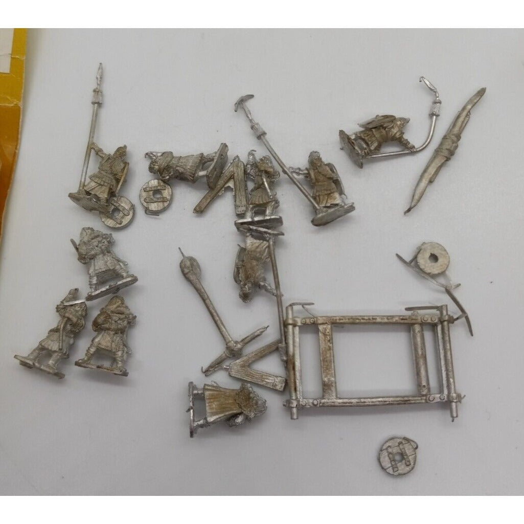 Vintage 1991 Alternative Armies Metal Miniature War Gaming Figures Onager Big Brunhilde Set