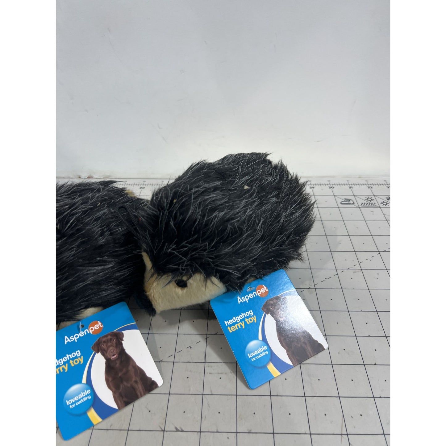 Lot/3 Aspen Pet Hedgehog Terry Toy Dogs Large Plush Squeaky New