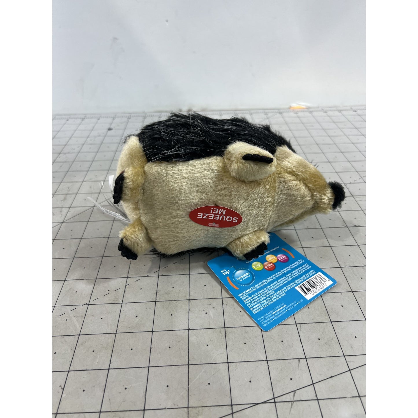 Lot/3 Aspen Pet Hedgehog Terry Toy Dogs Large Plush Squeaky New
