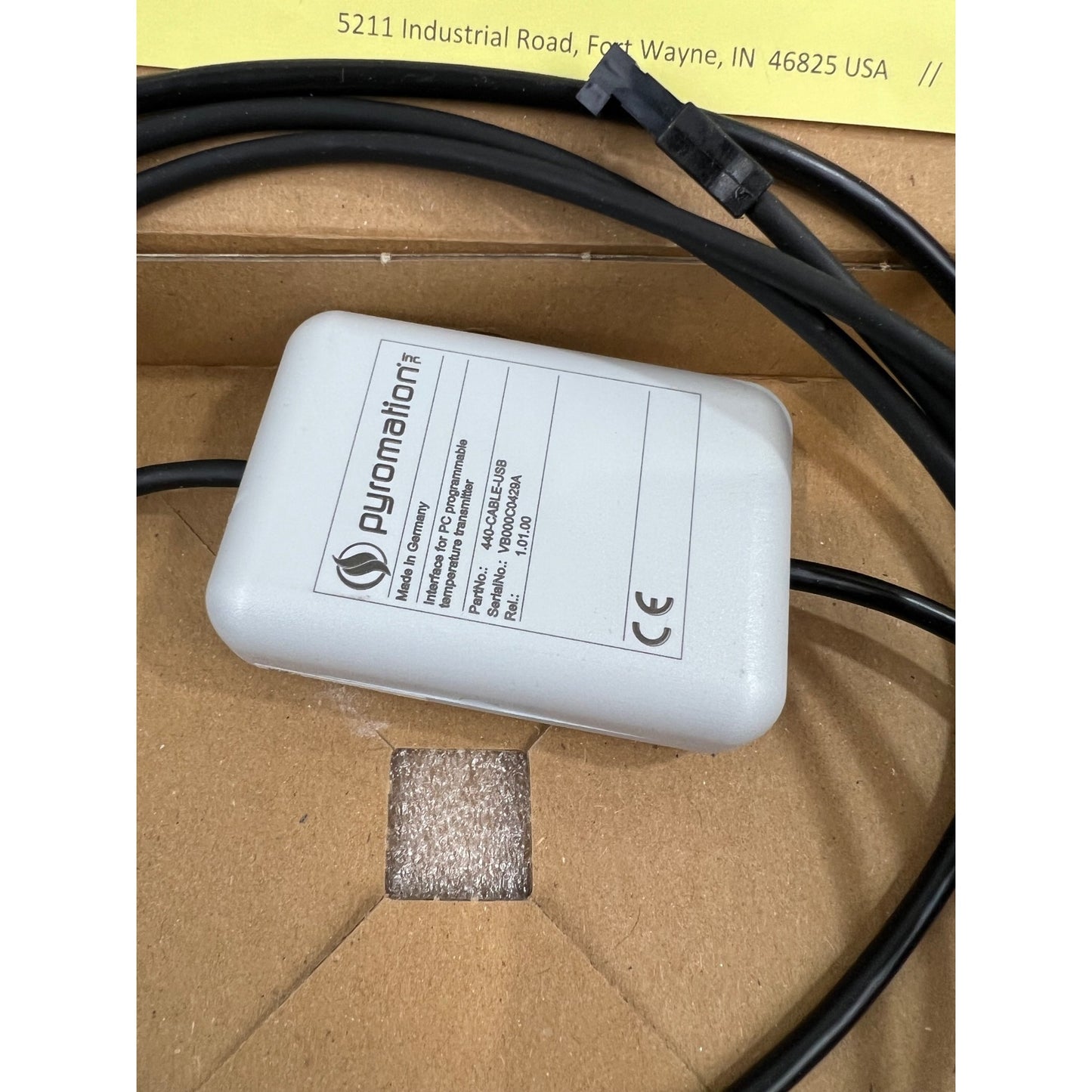 Pyromation Interface PC Programmable Temperature Transmitter 440-CABLE-USB
