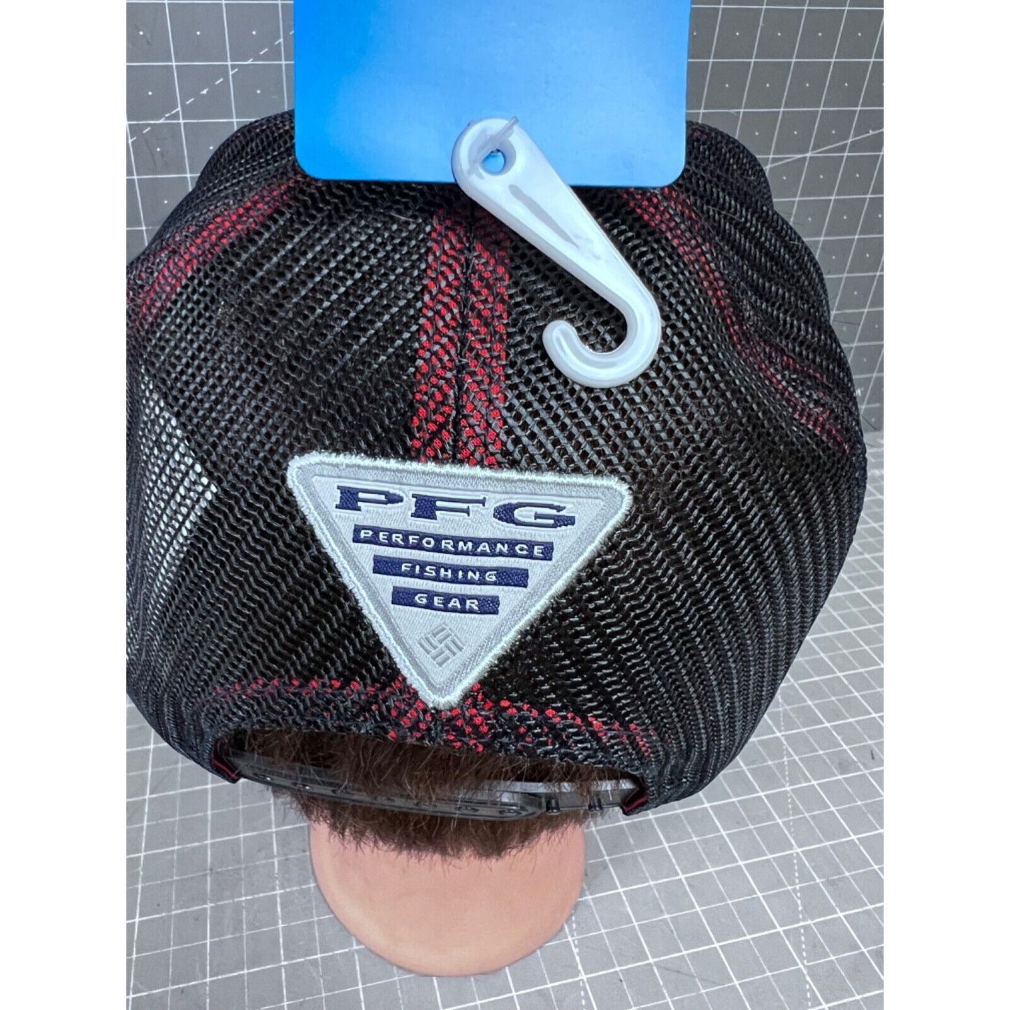 Columbia PFG Fish Flag Snapback Cap NEW Navy Blue