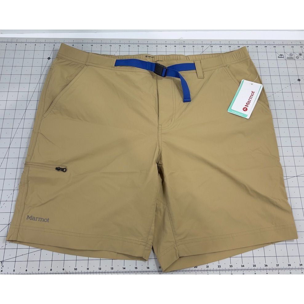 Marmot Mens Arch Rock 9" Hiking Shorts Size 40 NWT Shetland Khaki Color