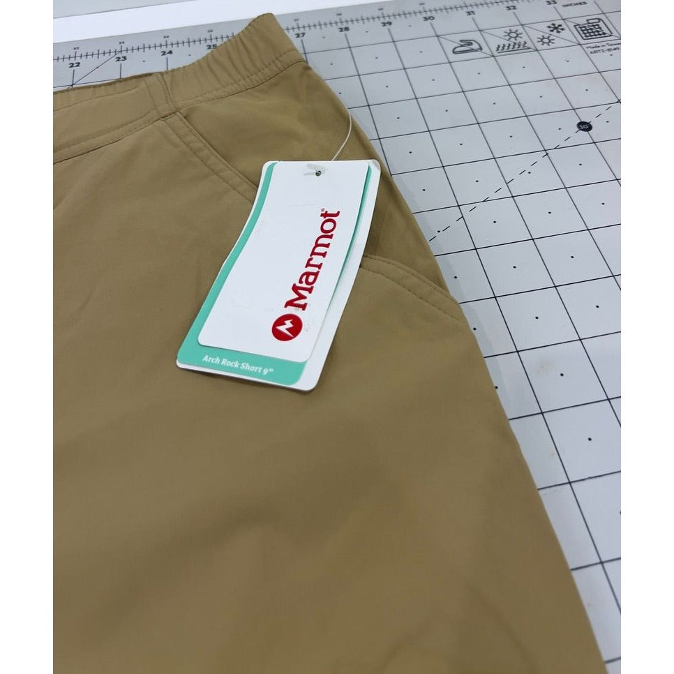 Marmot Mens Arch Rock 9" Hiking Shorts Size 40 NWT Shetland Khaki Color