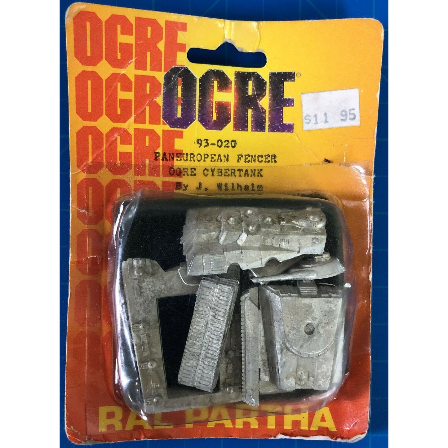 OGRE 93-020 Pan European Fencer Cybertank Miniature Ral Partha Lead-Free Pewter OOP NOS