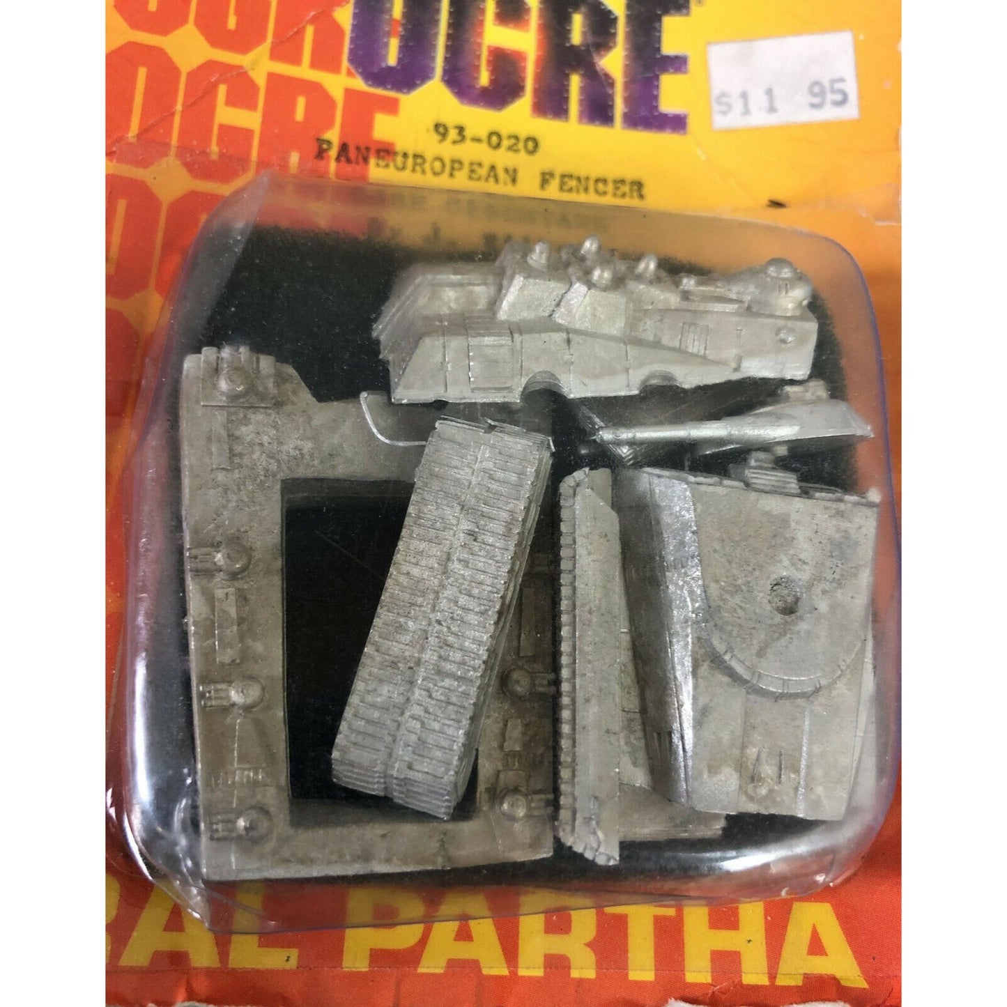 OGRE 93-020 Pan European Fencer Cybertank Miniature Ral Partha Lead-Free Pewter OOP NOS
