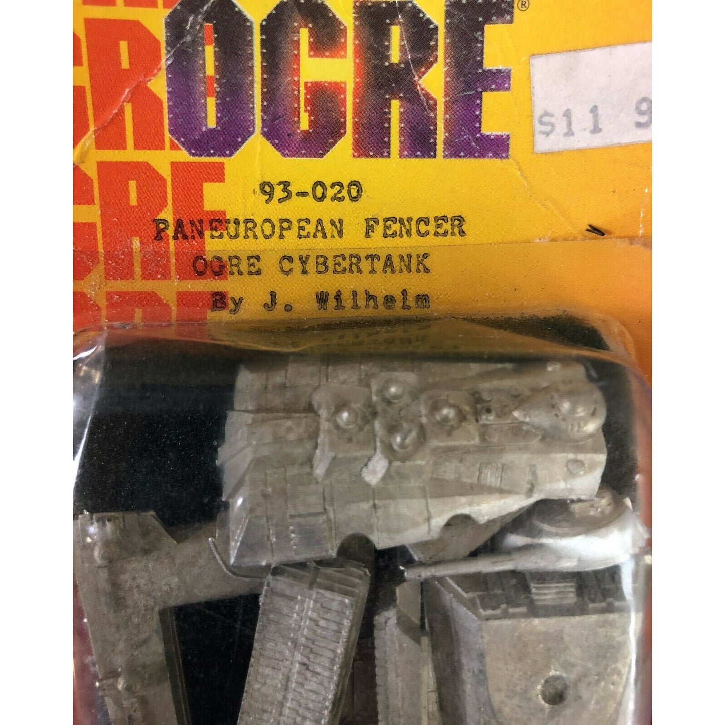 OGRE 93-020 Pan European Fencer Cybertank Miniature Ral Partha Lead-Free Pewter OOP NOS
