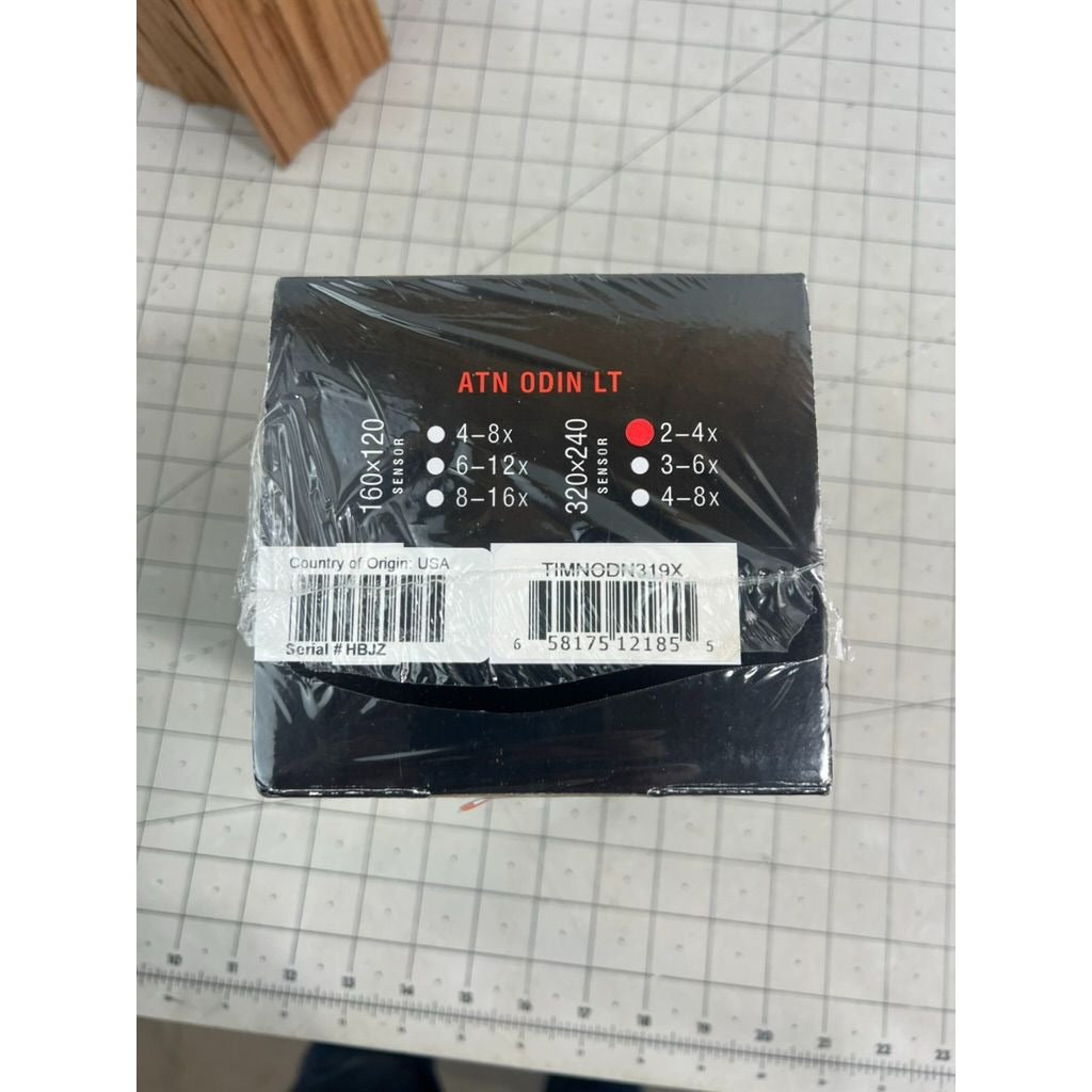 ATN ODIN LT 320 2-41x19mm Compact Thermal Monocular Black TIMNODN319X New Sealed