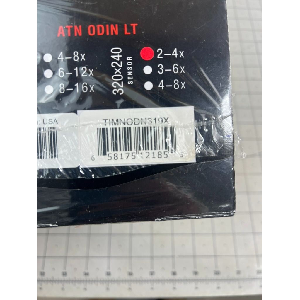 ATN ODIN LT 320 2-41x19mm Compact Thermal Monocular Black TIMNODN319X New Sealed
