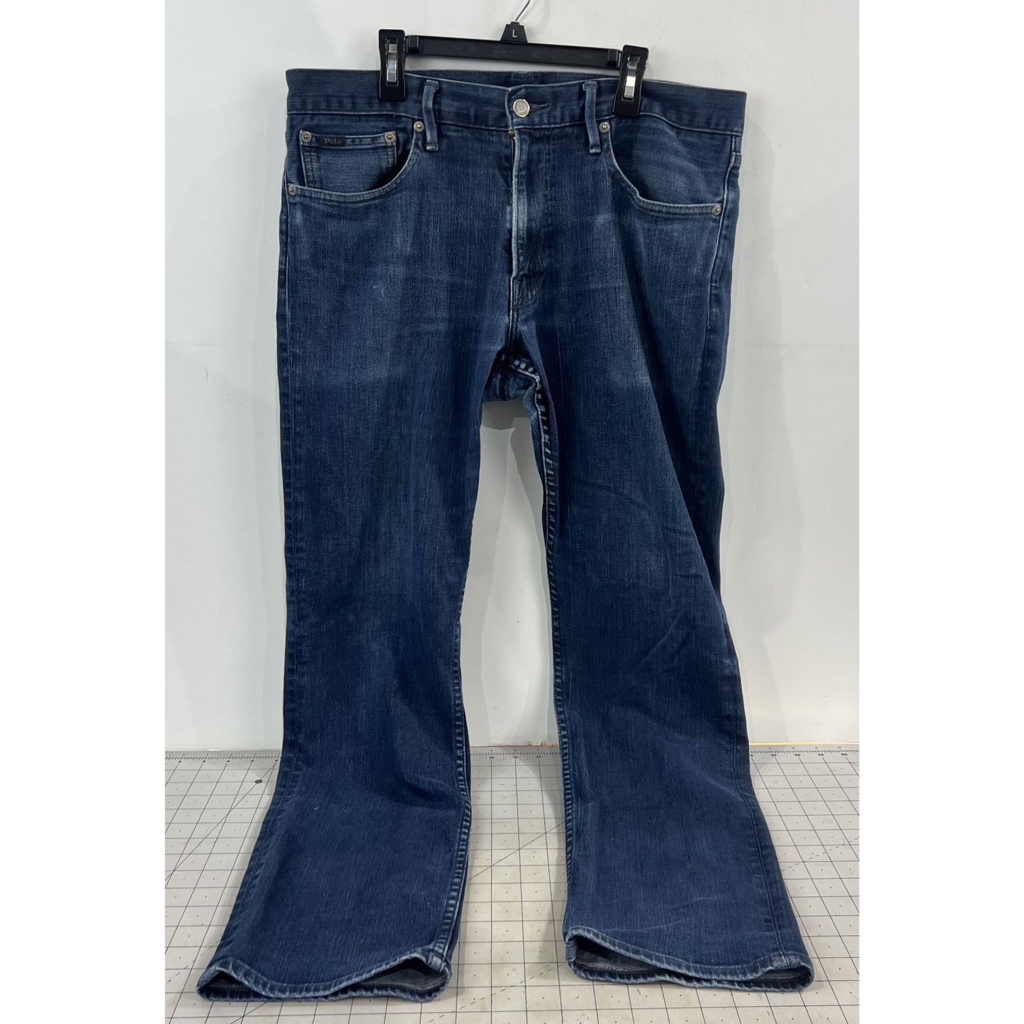 Polo Ralph Lauren Men's Denim Jeans 32x32 Straight-Leg Indigo Blue