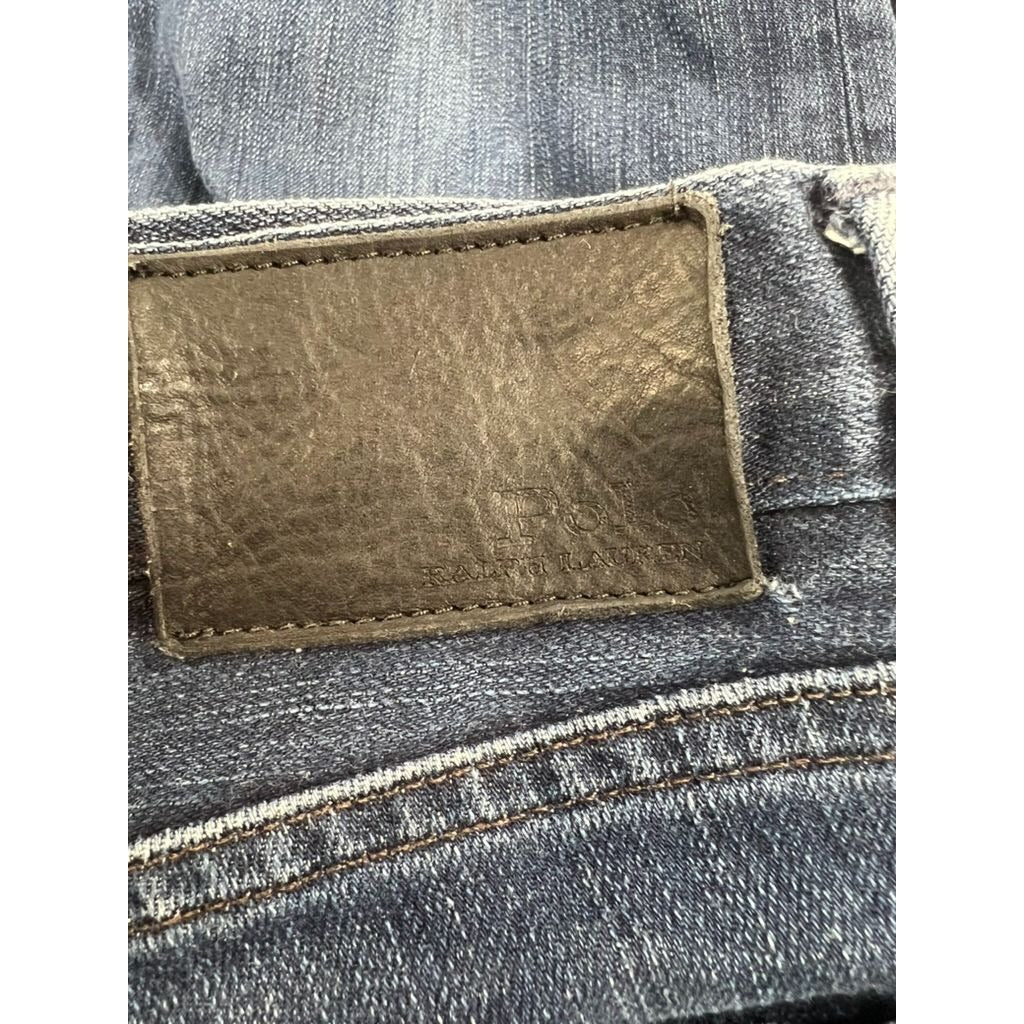 Polo Ralph Lauren Men's Denim Jeans 32x32 Straight-Leg Indigo Blue