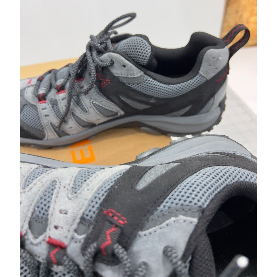 Merrell Accentor 3 Hiking Shoes Leather/Synthetic Men's Sz. 9 New Rock/Gray